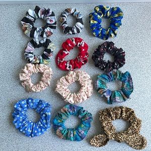 Handmade scrunchies